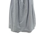 Derek Lam 10 Crosby Mini Dress Babydoll Sleeveless Stripe Blue Cotton Size 8 Photo 3