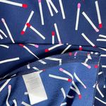 Molly Bracken  Navy Side-Tie Accent Matchstick Shell Top Photo 3