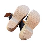 NWT Cliffs White Mountain Wedge Sandals Copious Slip On Sandals Size 6 Black Photo 6