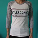 Zumiez empyre white/grey baseball tee Photo 0