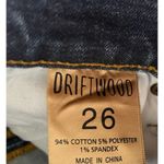Driftwood  Candace Slim Ankle Jeans Size 26 Two Tone Stretch Denim Skinny Pant Photo 6