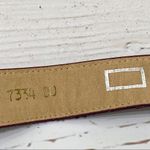 Pierre Cardin Vintage 80s Magenta Suede Leather Buckle Belt Size S/M Waist 27 Photo 11