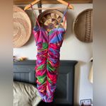 Princess Polly  charmie Multi Color bodycon 
Buit In Bra Mini Dress. Sz 0 Photo 3