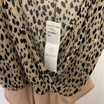 WAYF  Cheetah V-neck ribbed Bodysuit Photo 7