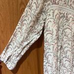 Ba&sh ‎ Esra Floral Embroidery Lattice Detail Mini Dress w/ Tassels Beige Size 8 Photo 13