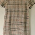 ZARA Mini Plaid Dress Small Photo 0