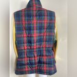 Talbots  Womens Puffer Vest 2XL Gilet‎ Multicolor Lined Plaid Full Zip Down Photo 2