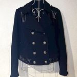 INC International Concepts Women's Pea Coat Size XS Black Photo 0