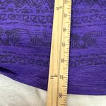 Just My Size  Purple Patterned Short Sleeve Tee Photo 4