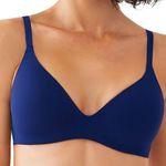 Wacoal 856339 Comfort First Wire Free T-Shirt Bra Navy Blue Size 34C Photo 0