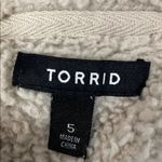 Torrid Cream Sherpa Teddy Jacket Photo 3