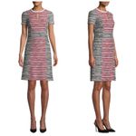 St. John  Collection‎ Amelia Women's Tweed Colorblock Sheath Dress Size 4 Photo 1