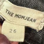 Madewell The MomJean Distressed Black High Rise Jeans Size 26 Photo 2