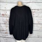 Torrid NWT Size 5 Deep Black Vegan Cashmere Drop Shoulder Sweater Cardigan Photo 2