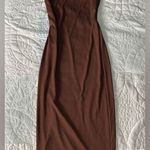 Forever 21 Brown Halter Bodycon Dress Photo 1