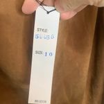 Donna Morgan NWT Vintage Camel Faux Suede Pants Straight Leg Sz 10 Photo 5