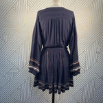 Free People  Delilah‎ Embroidered Minidress Blue Photo 9