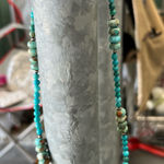16” turquoise necklace Blue Photo 0