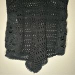 Victoria's Secret Victoria’s Secret black crochet knit swim cover up romper women’s size medium Photo 5