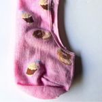 J.Crew  Women's Coffee and Bagel Print Graphic Design 
No Show Ankle Socks Photo 2