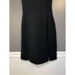 Michael Kors Michael Dress Womens XS Black Stud Neck Cap Sleeve Zip Back Sheath Photo 3