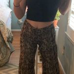 Veronica M Snakeskin Print Flare Pants Photo 1
