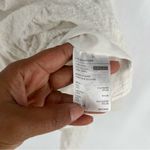 Sophie Rue Cream Lightweight Textured Puff Sleeve Peasant Mini Dress Size L Photo 5