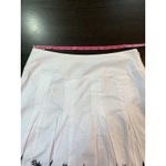 Croft & Barrow  Embroidered Maxi Skirt Sz 12 White‎ Black Clean Girl Cottagecore Photo 9