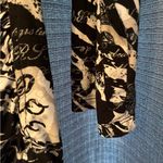 Peter Nygard  Black and Cream‎ Blouse Elegant Top Photo 2