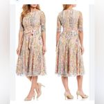 Alex Marie  Multicolor Floral Midi Dress Photo 1