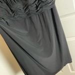Jones Wear Dress black size 20W halter ruched waist fit and flare midi formal Photo 4
