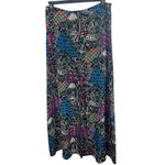 Laura Tanzer 100% Silk Bold Abstract European Cityscape Wide Leg Palazzo Pants L Black Size L Photo 3