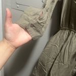 J.Jill Olive Green Front Button Dress Photo 8