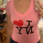 I Heart New York Pink Top Size M Photo 0