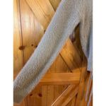 ee:some  Women's Fuzzy Cropped High Low Beige Sweater NWT Size Small (5406) Photo 2