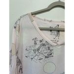 Soma nightgown size L pink with allover print cotton v neck short sleeve Size L Photo 1