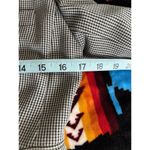 Ann Taylor  LOFT‎ Collar V-Neck Black/White Tiny Houndstooth Button Blazer Sz 2 Photo 5