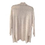 Alya Speckled Knit Open Front Cardigan Sweater Women's Size S Cream Textured Photo 1