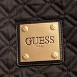 Guess  Black Quilted Backpack Photo 1
