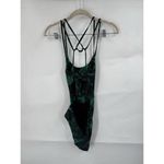 Mystic ‎ Jorun Cutout Swimsuit One Piece Women Women 38/8 Green Black Beach Photo 8