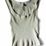 SKIMS  Tank Top Ribbed Scoop Neck Sleeveless Neutral Beige Casual Top‎ XXS Photo 0