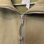 Lululemon  Scuba Oversized Funnel Neck Half Zip - Bronze Green Photo 2