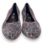 Toms   Ballet Flats Womens Shoes Sz 6 Brown & Black Animal Print Fabric Slip On Photo 1