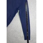 Athleta ‎ Sweatshirt Women Small Funnel Neck Wool Blend Blue Pullover Thumb Holes Photo 7