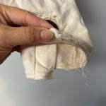 Neon Buddha Womens Ruffle Hem French Terry Top S Ivory Raw Edges Light Academa Photo 5