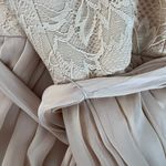 Mon Cheri bridesmaid dress ‎ beige size 8 Photo 7
