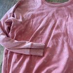 Aerie Oversized Crewneck Pullover Pink with details | large Photo 1