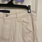 Aeropostale women’s carpenter white cream loose fit relaxed jeans size 32/32 Photo 2