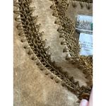 Coldwater Creek Coldwater Creek leather crochet vest womens western cowgirl rodeo Size Large Photo 13