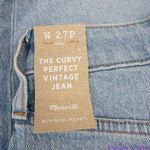 Madewell NEW  The‎ petite Curvy Perfect Vintage Jean in Fiore Wash, 27P Photo 12